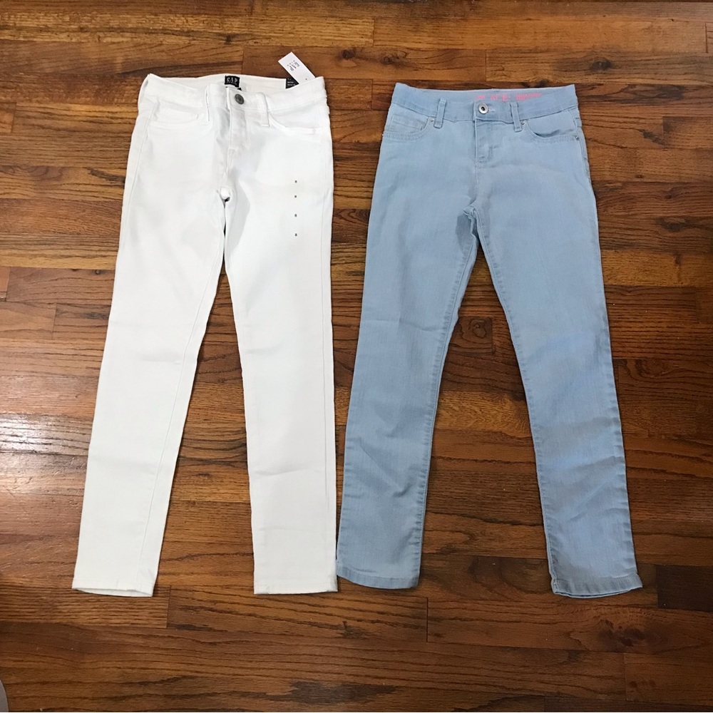 Girls Super Skinny Denim Blue Jean Pant Bundle
Skinny Jegging Legging Jeans
